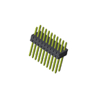 2.54 mm pin header Board Spacer dual row straight shenzhen factory waterproof black  pin header