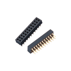 2.0mm pitch female header dual row single plastic straight H6.35 Ytype straight insertion