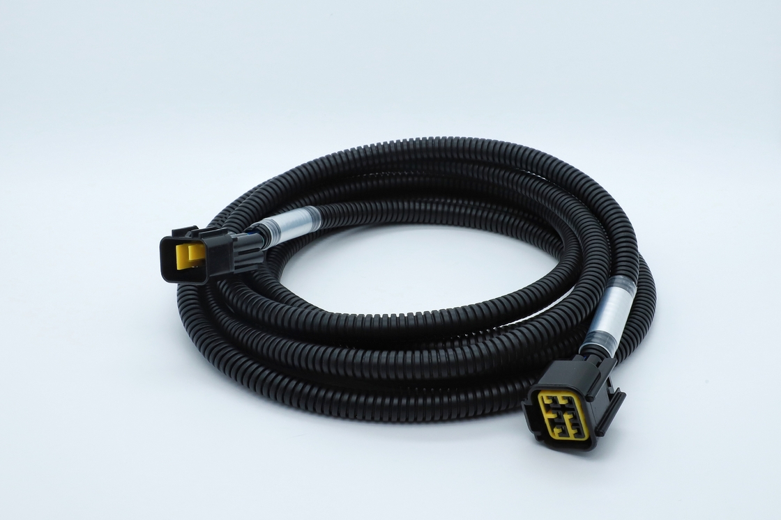 Vehicle Surveillance Camera Black PCB Molded Wire Harness 1M 1.2m 2M