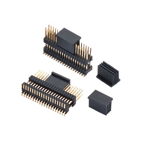 1.0mm 2.0mm Female Smt For Pcb Board Dual Row 10 Pin Header Connector Gold Plated