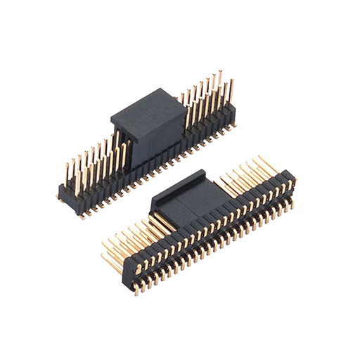 1.0mm 2.0mm Female Smt For Pcb Board Dual Row 10 Pin Header Connector Gold Plated