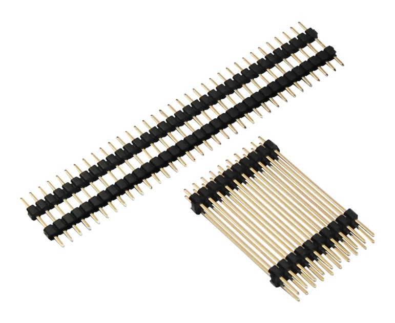 1.27 mm pin header Board Spacer single row customized waterproof gold plated pin header