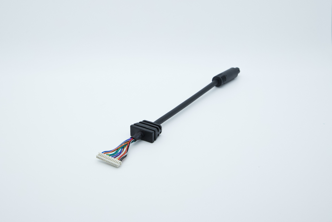 1.25mm Terminal 10P Black PCB Molded Car Wiring Harness Custom BMW Connector