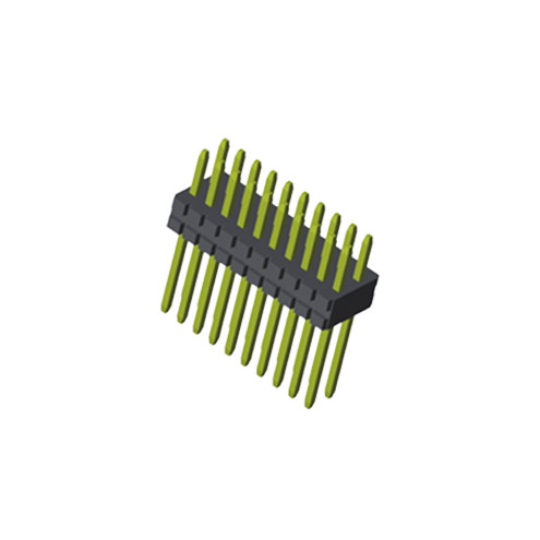 2.54 mm pin header Board Spacer dual row straight shenzhen factory waterproof black  pin header