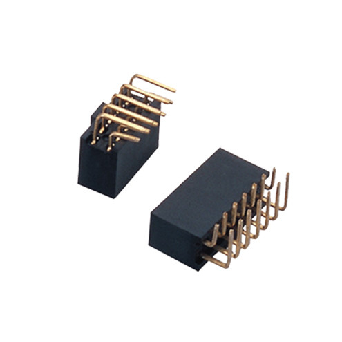 2.0mm Pitch Female Header Connector Dual Row Lying Paste H6.35 Y Type