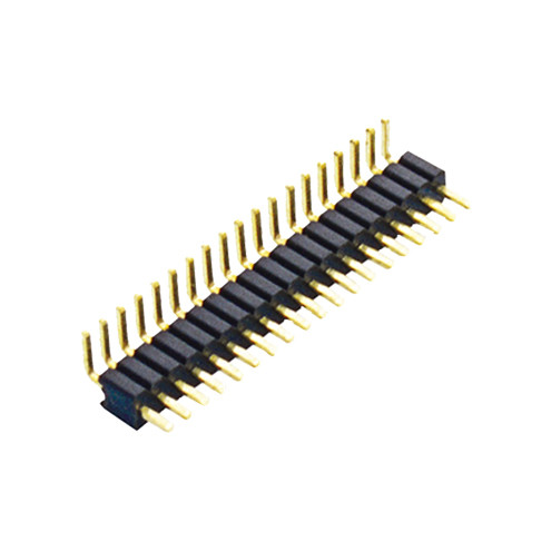 2.54 mm pin header Board Spacer dual row right angle shenzhen factory PA9T pin header