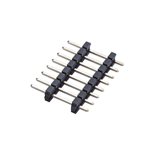 Straight Single Row Pin Header 2.0 Mm Pitch Connector Black