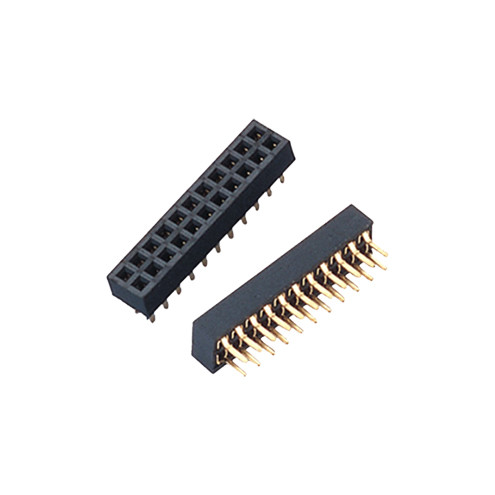 2.0mm pitch female header dual row single plastic straight H6.35 Ytype straight insertion
