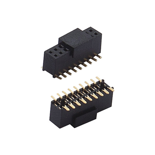 Plastic Waterproof 8 Pin Female Header 1.27mm Pitch Pin Connector