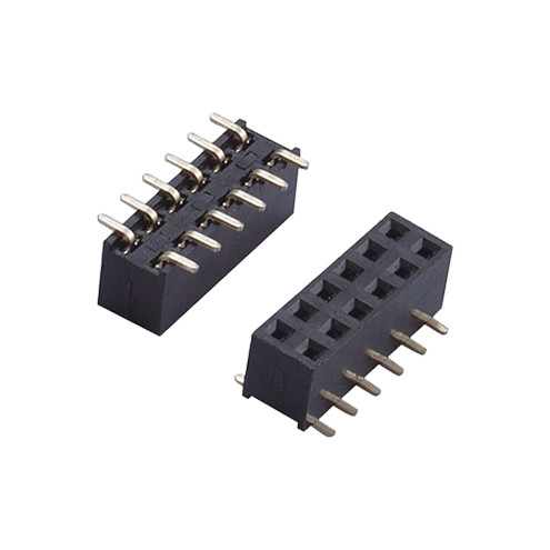 Male H3.0 Round Pin Header Connector Straight Smt Right Angle